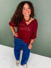 Berry Bliss Knit Top
