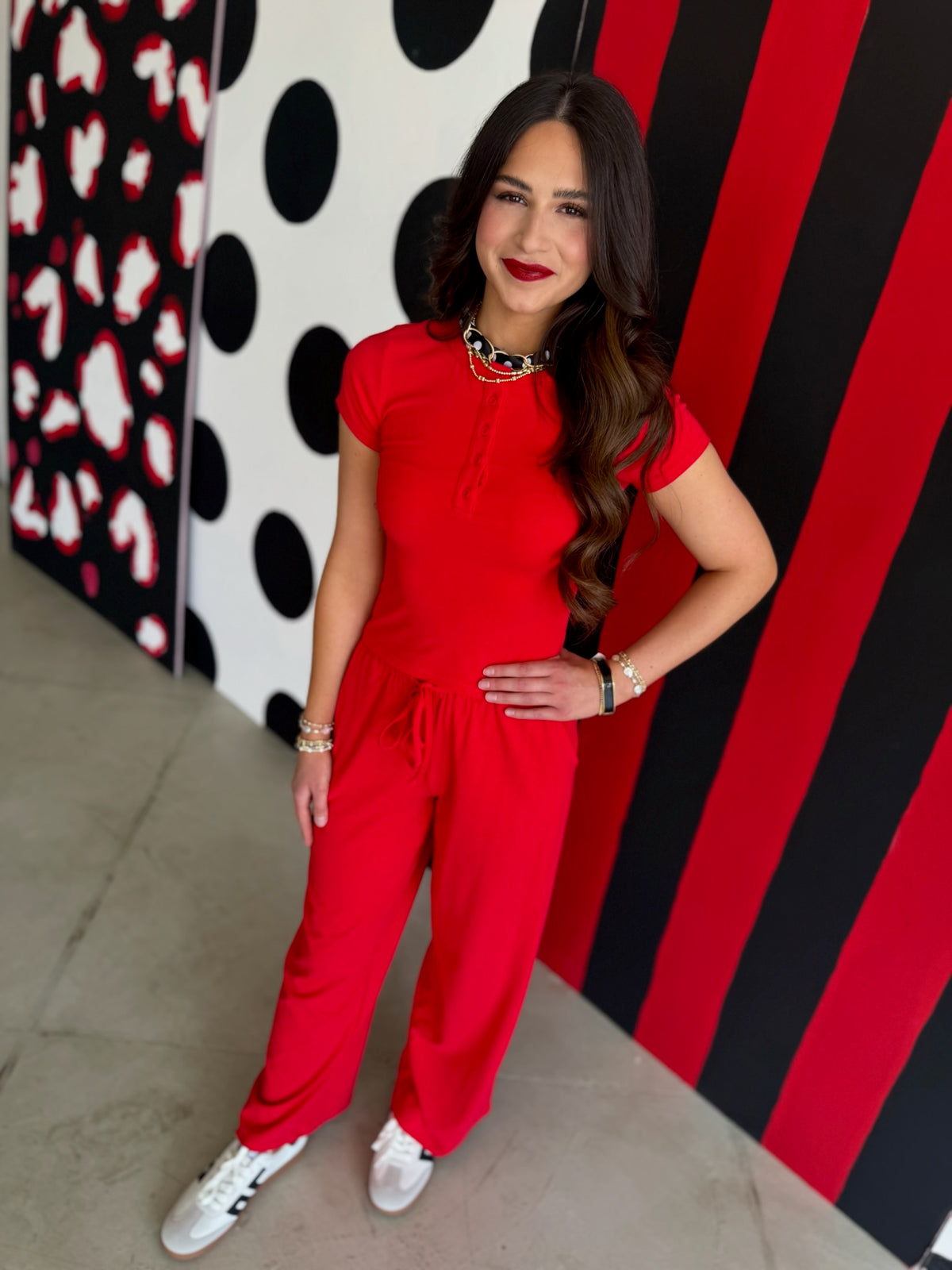 Weekend In Red Set