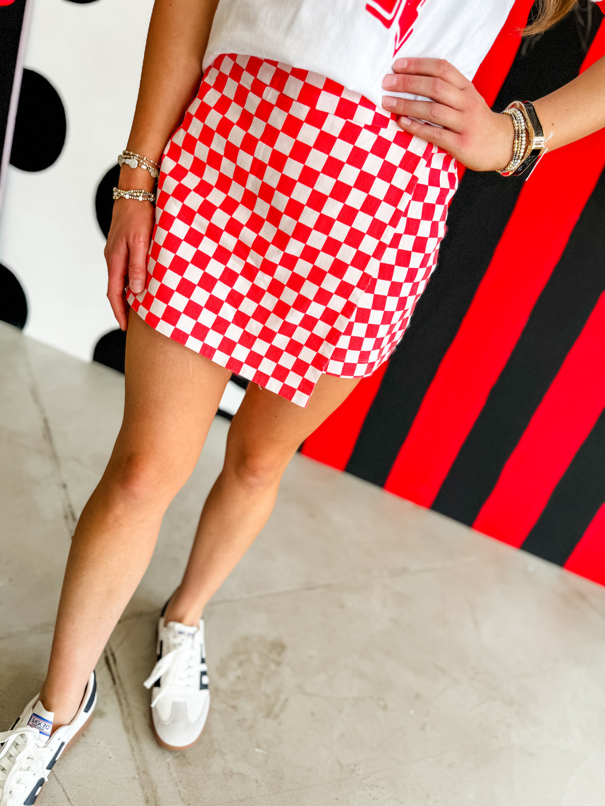 Spirit Check Skort