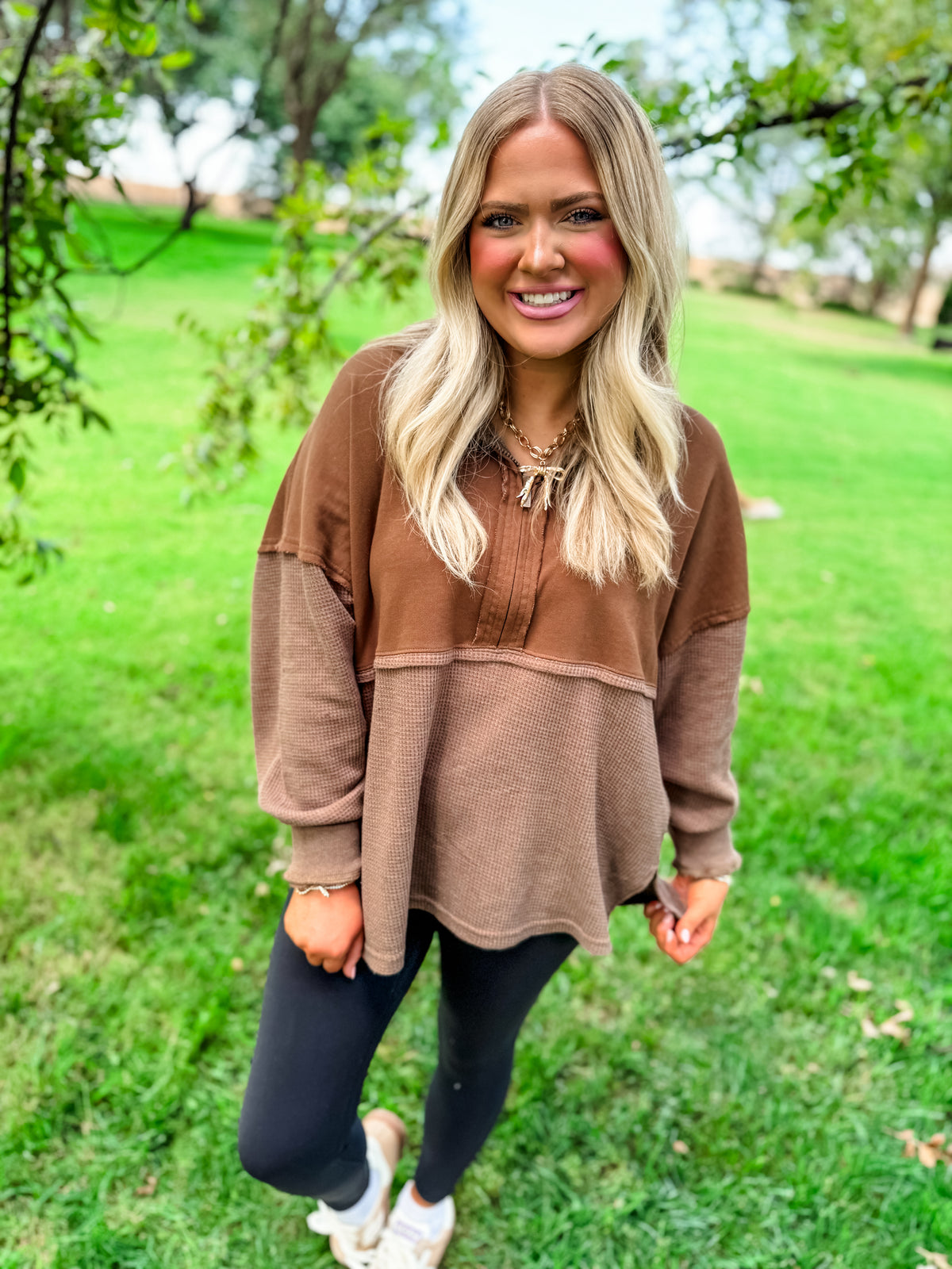 Ready or Not Soft Waffle 1/4 Zip