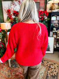 Darling in red Sweater