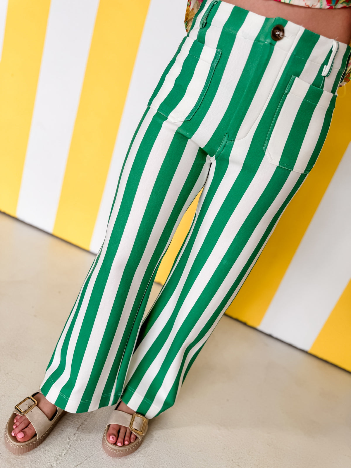Essential Striped Jeans