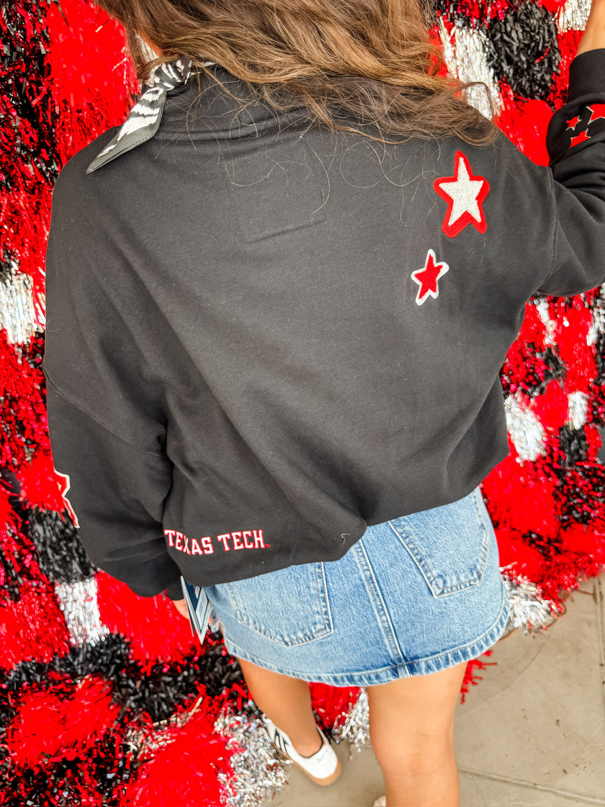 Texas Tech Black Sweater