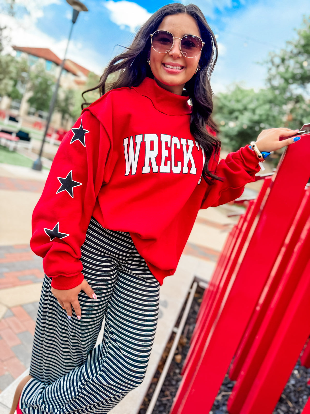 Wreck 'Em Spirit Mockneck Reversible