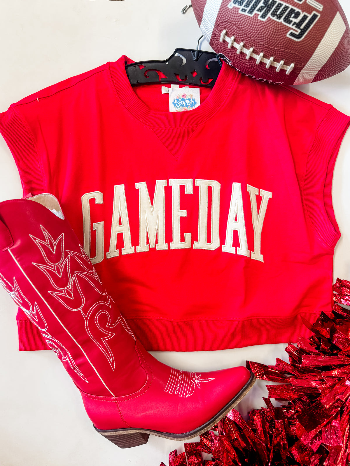 Gameday boxy cropped terry