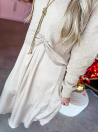 Layered Look Midi Dress