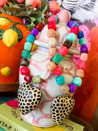 Cheetah Heart Necklace