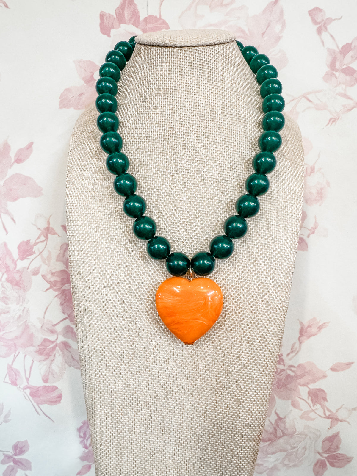 Marble Heart Necklace