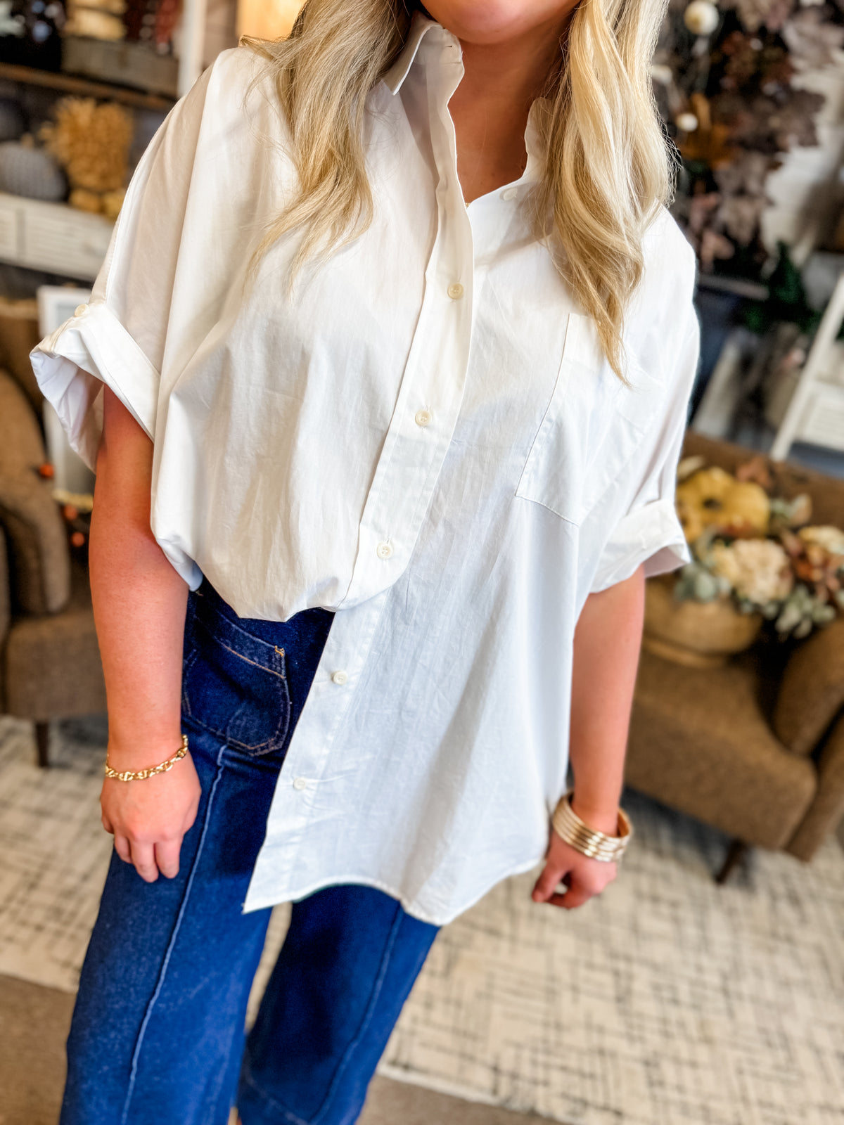 Daylong Button Down Top