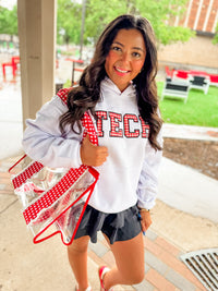 Texas Tech Gingham Hoodie