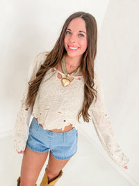 Mesh Heart Necklace