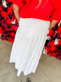 Yasmin Maxi Polka Dot Skirt