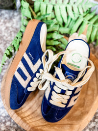 Navy Teddy back70 mule