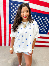 Patriotic Dot Top