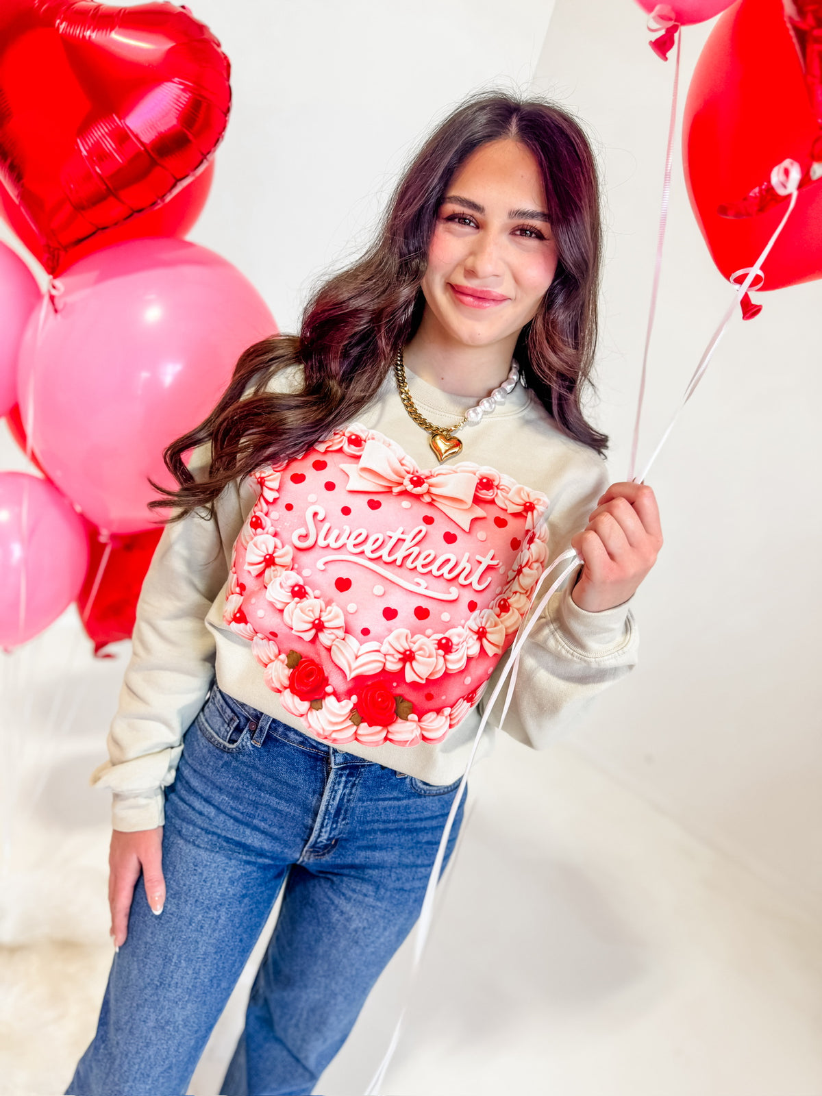 Sweetheart Cake Sweatshirt