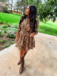 Fall Stitched Dress
