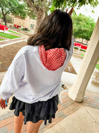 Texas Tech Gingham Hoodie