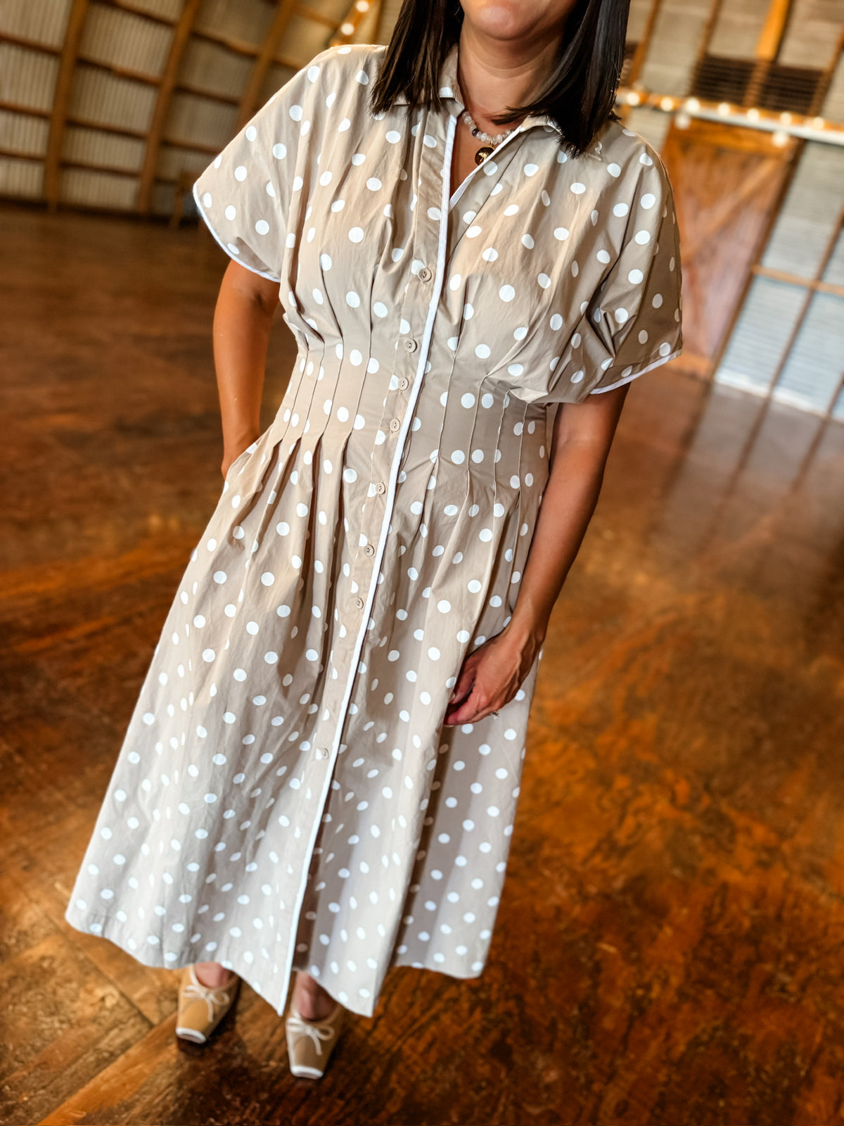 Scarlett Dot Dress
