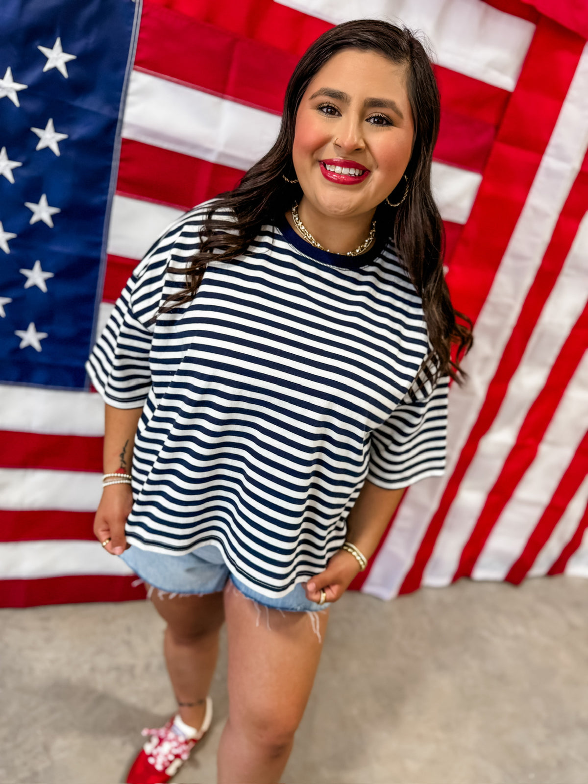 Marie Stripe Top