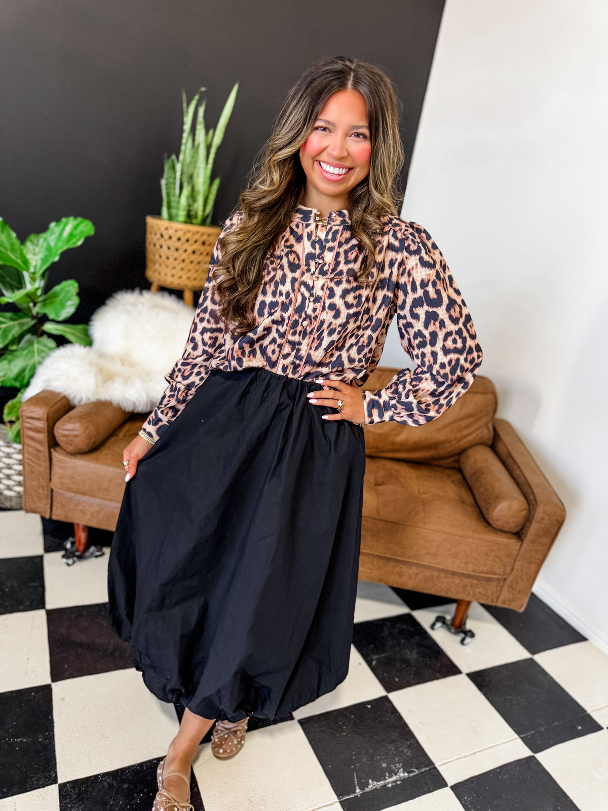 Leopard Dreaming Blouse