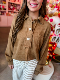 Cute As A Button Top