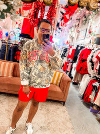 Camo TTU Filled Gault Sweatshirt