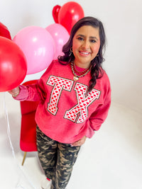 Leopard Lining Love Sweatshirt