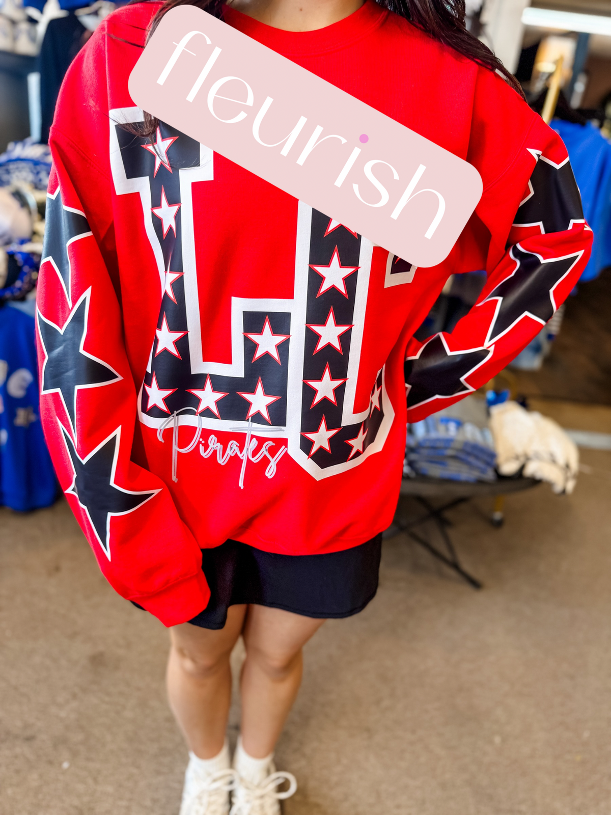 Lubbock Cooper PIRATES School Star Sweatshirt PRE-ORDER