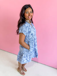 Blue Willow Dress