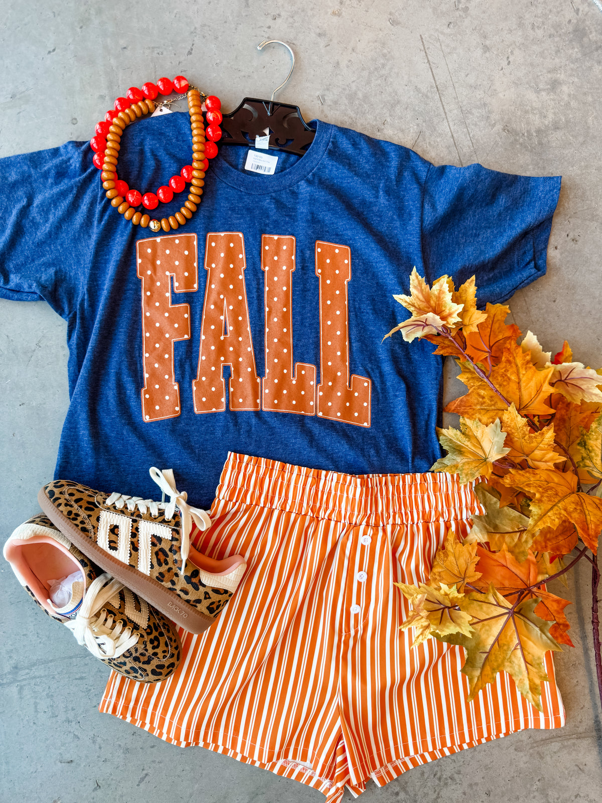 Fall Polka Dot Tee