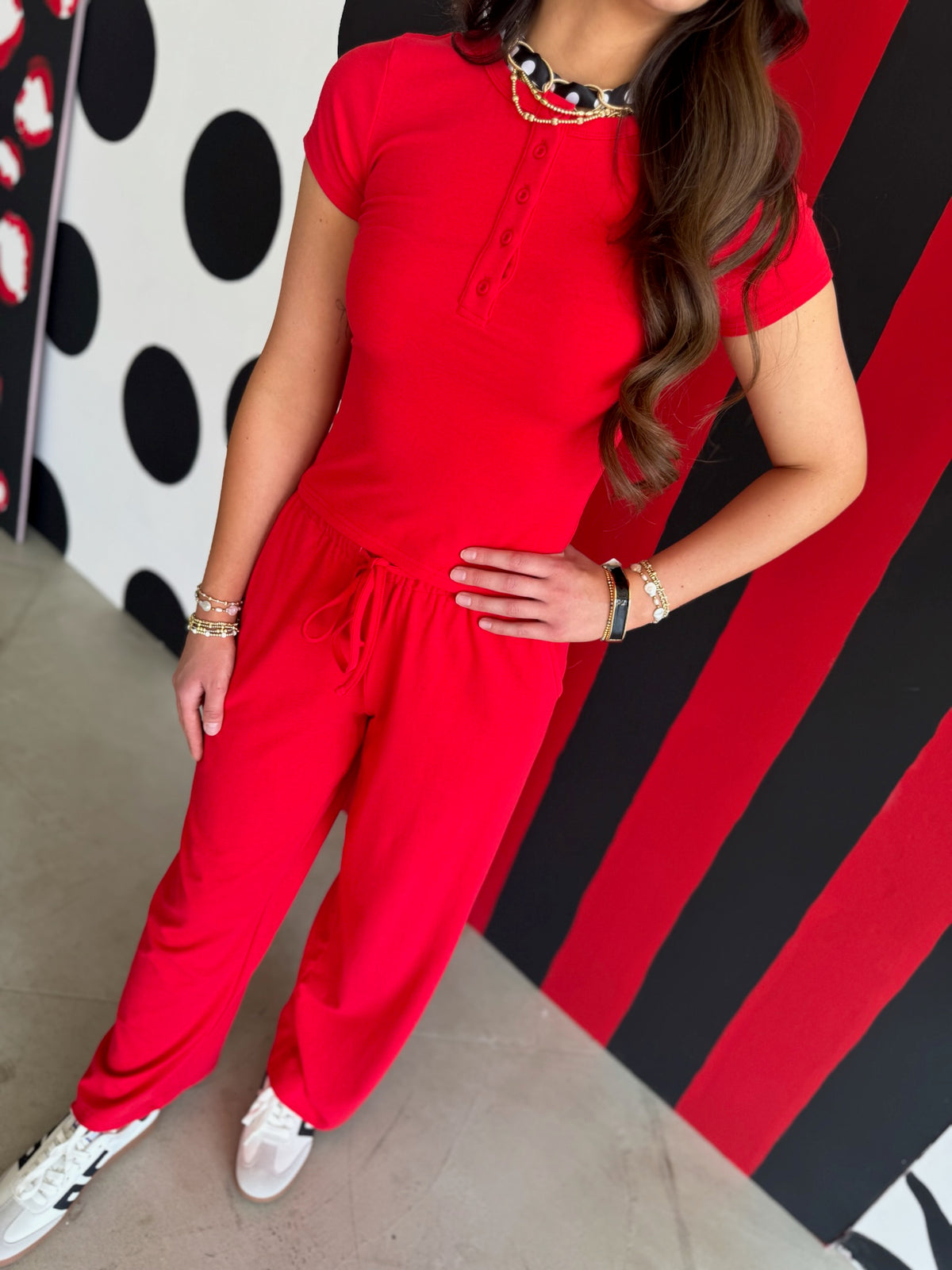Weekend In Red Set