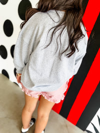 Go team Gingham Sweatshirt