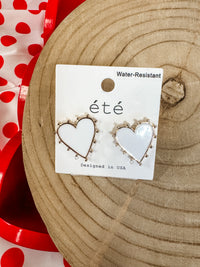 Chelsey Heart Studs