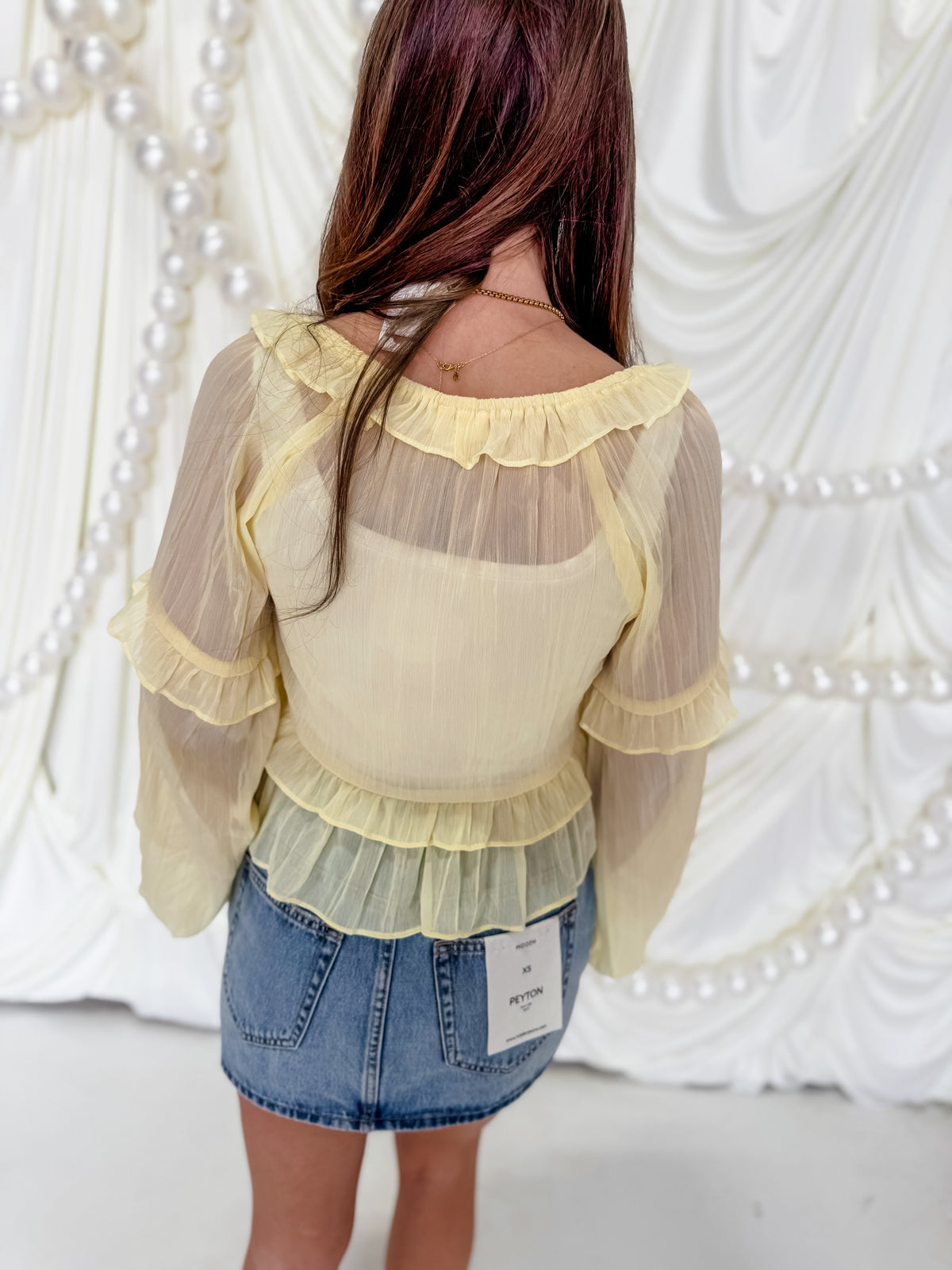 Sundae Ruffle Top