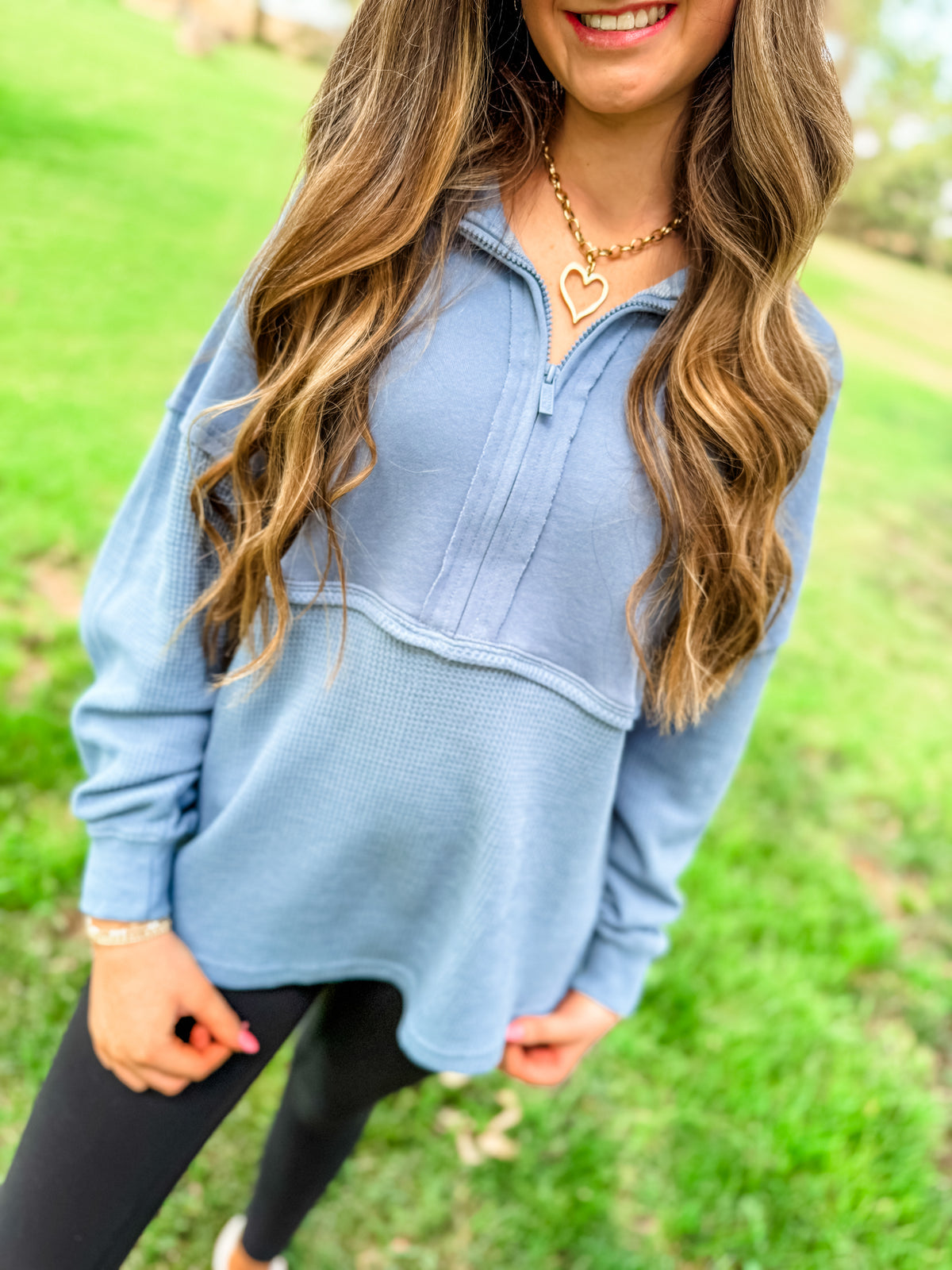 Ready or Not Soft Waffle 1/4 Zip