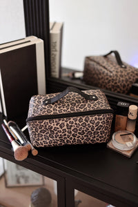 Hold All Cosmetic Bag-Traditional Cheetah