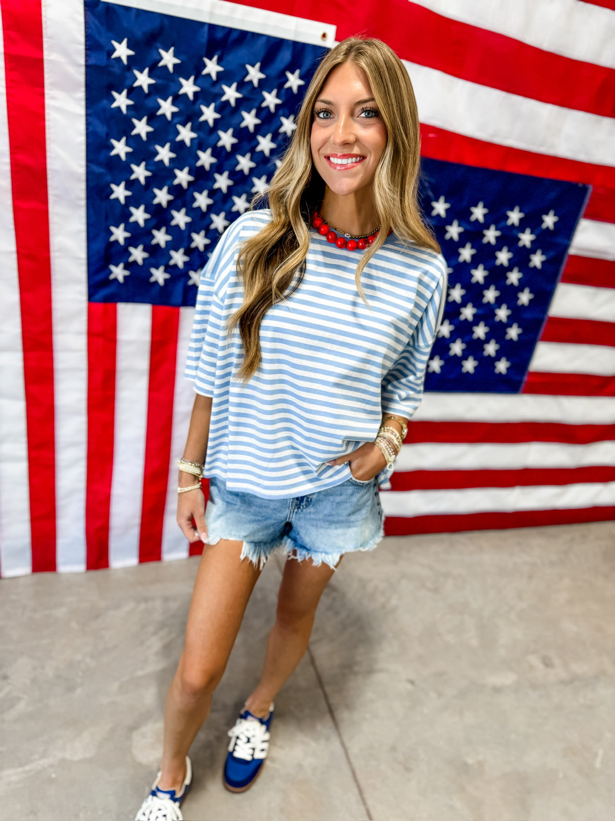 Marie Stripe Top