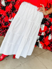 Yasmin Maxi Polka Dot Skirt
