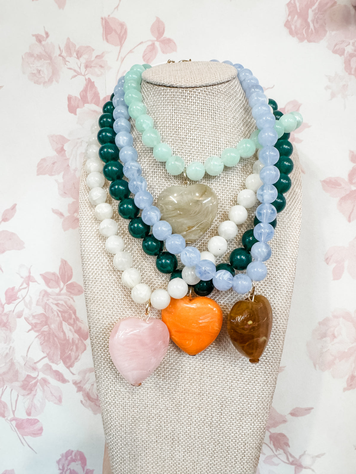 Marble Heart Necklace