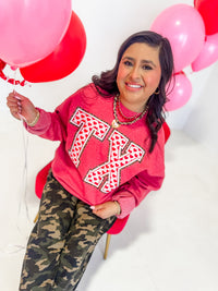 Leopard Lining Love Sweatshirt