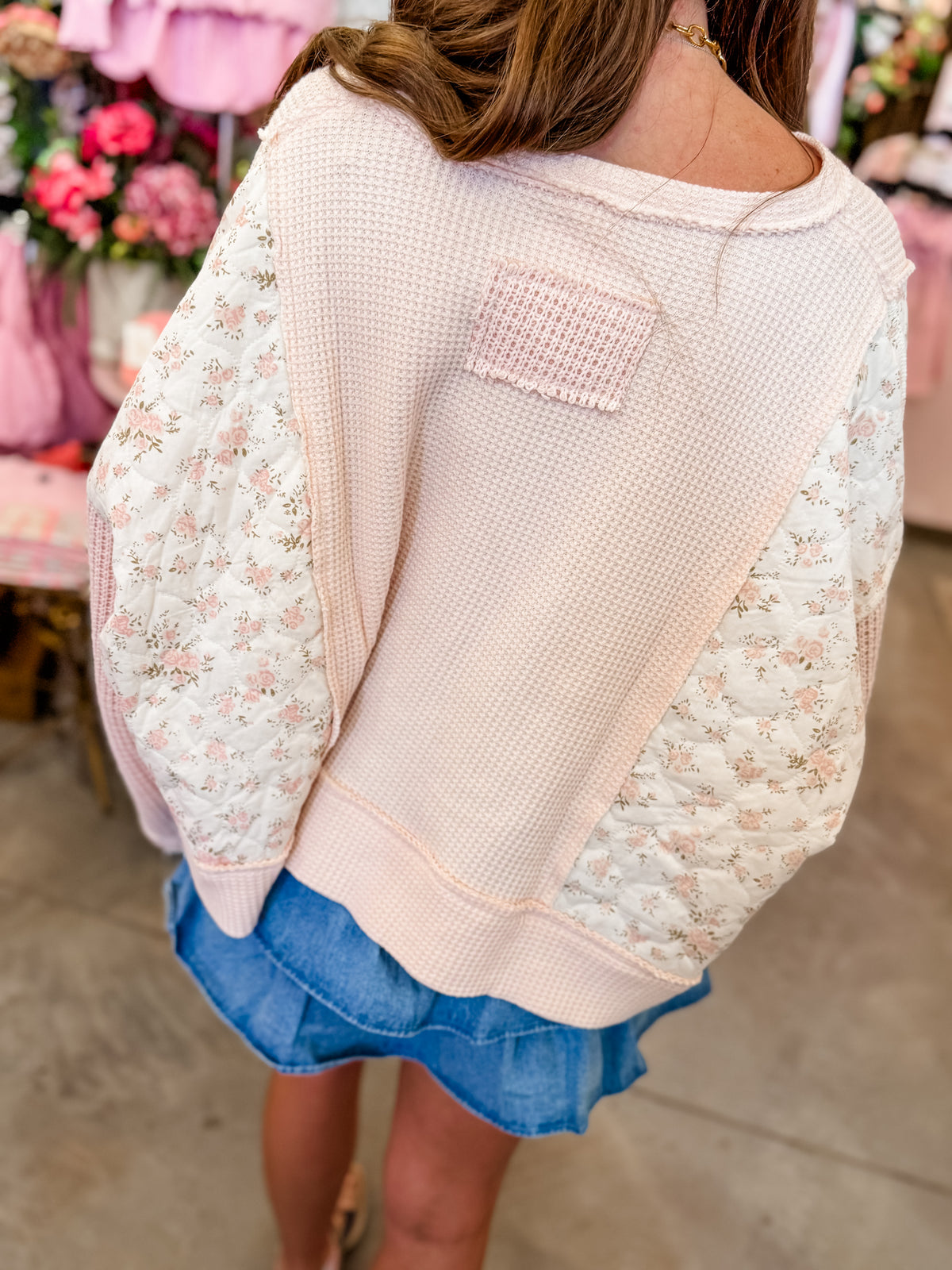 Miranda’s Waffle Pullover