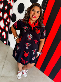 Texas Tech Logo Patch Dress