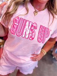 Cutesy Guns Up Tee