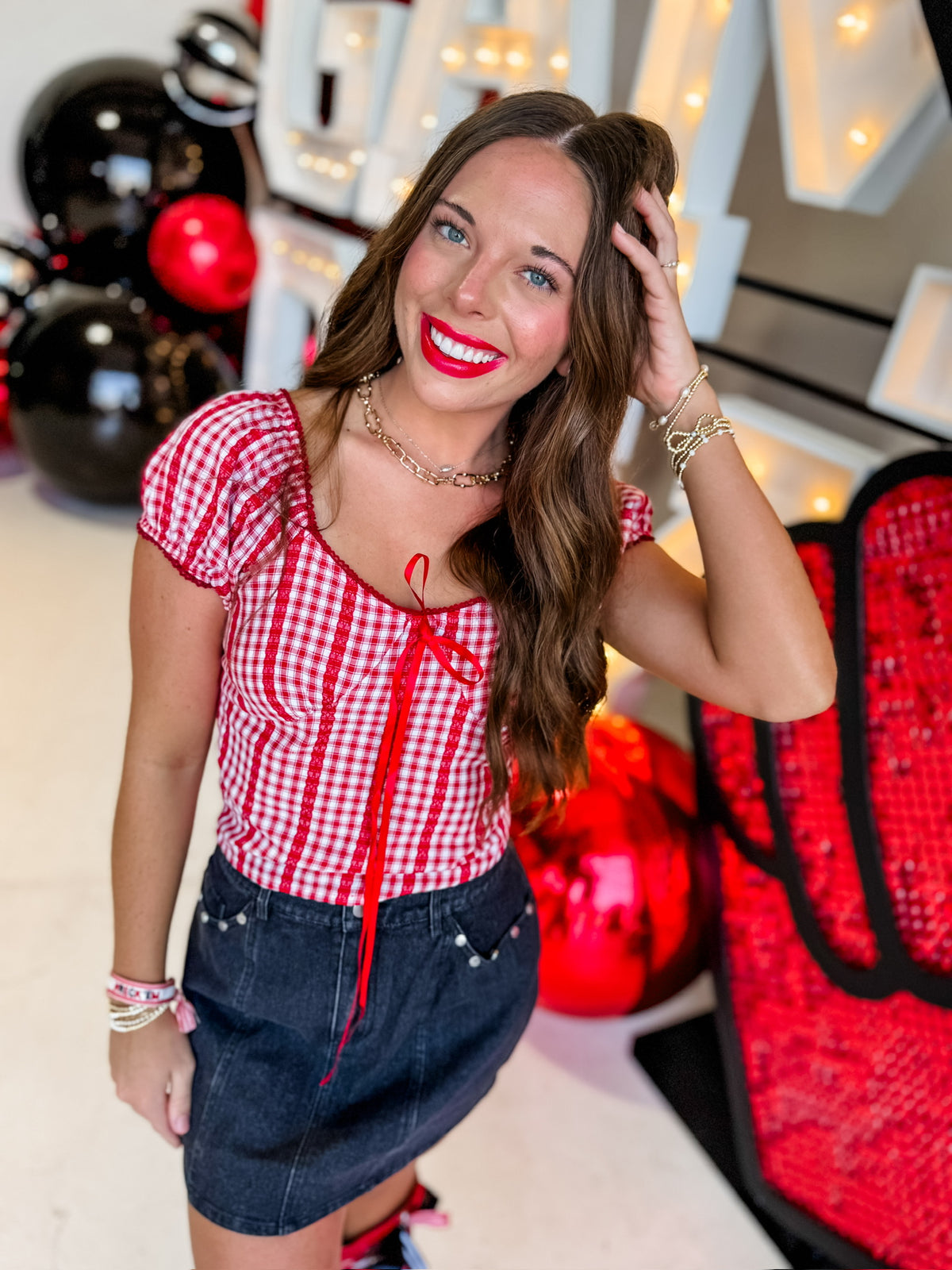 Coquette Gameday Top
