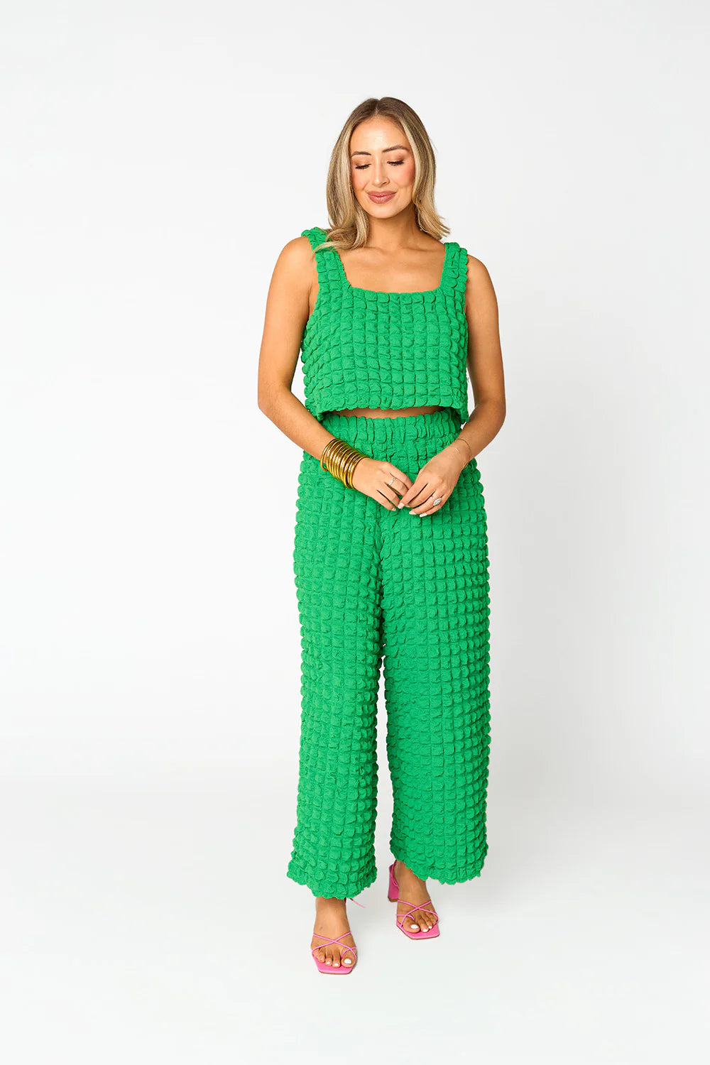 MERITT TWO-PIECE SET - EMERALD