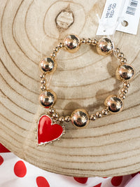 Stud Heart Bracelet