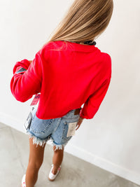 TTU Spirit Cropped Sweatshirt
