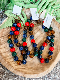 Color me cozy beaded necklace