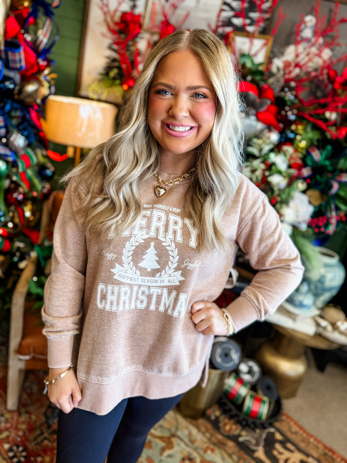 Classy Merry Christmas Sweatshirt