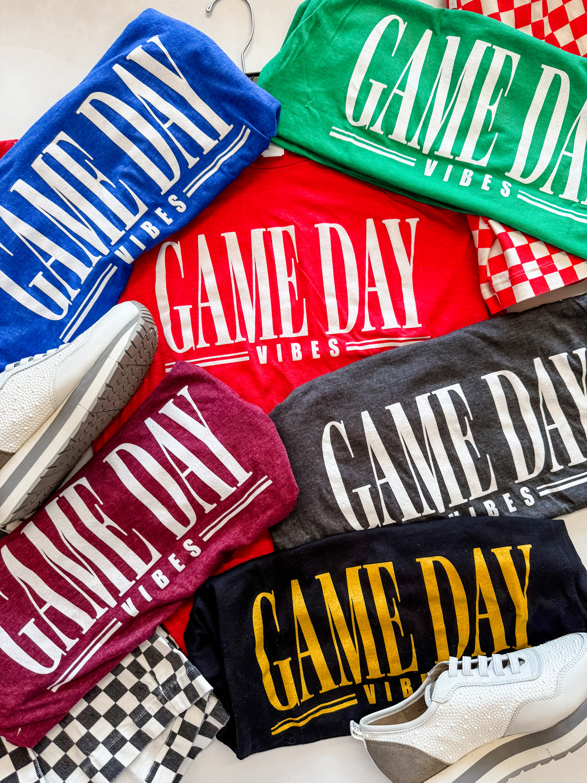 Game Day Vibes Tee - 5 COLORS
